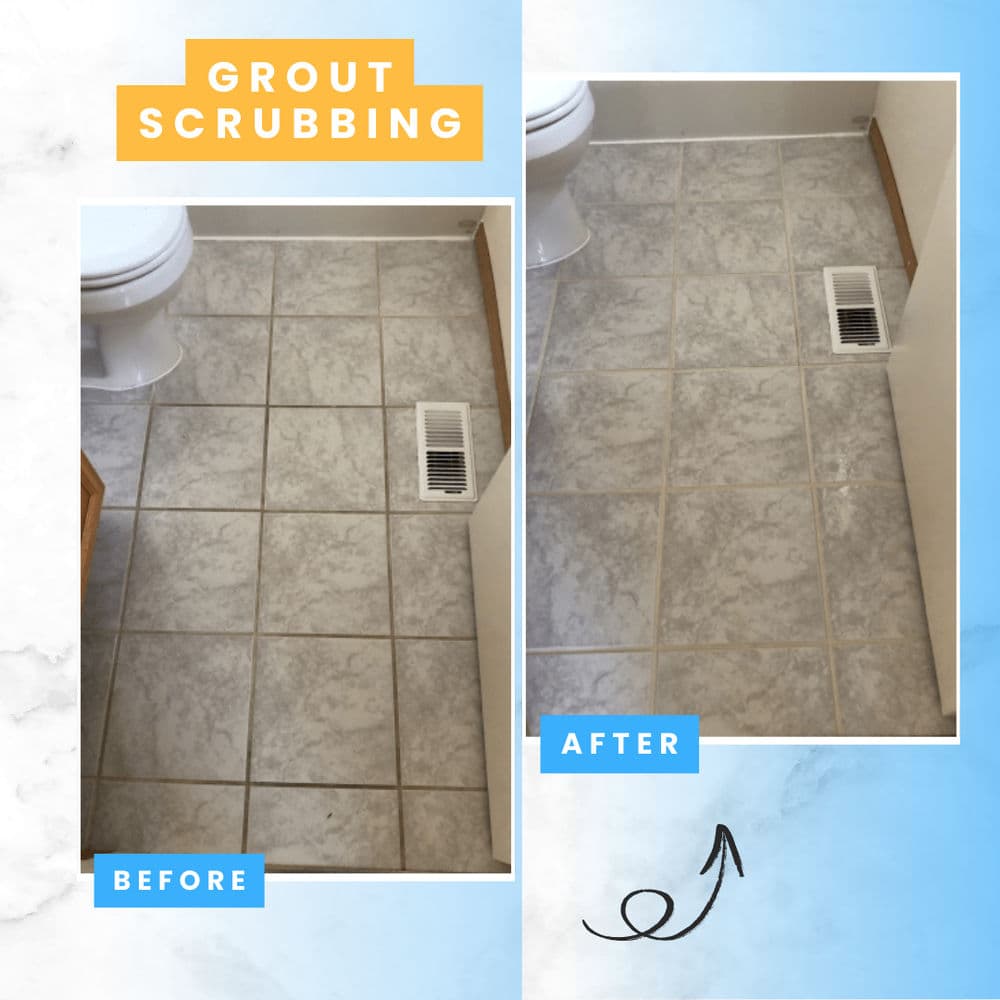 Grout Scrubbing in Costa Mesa Bathroom